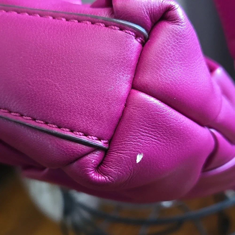 Guess Zalina Fuchsia Quilted Crossbody Bag